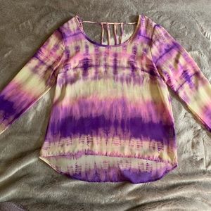Love Culture Tie Dye Blouse